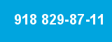 918 829-87-11